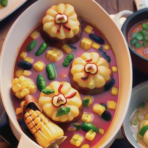 Chili with Corn Dumplings