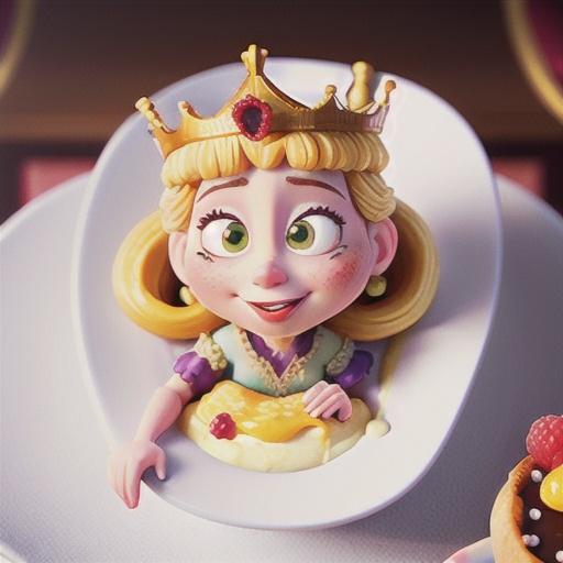 Raspberry queen of puddings