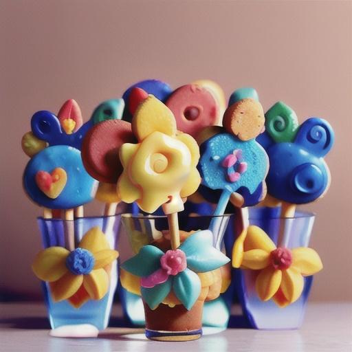 Flower Power Cookie Pops