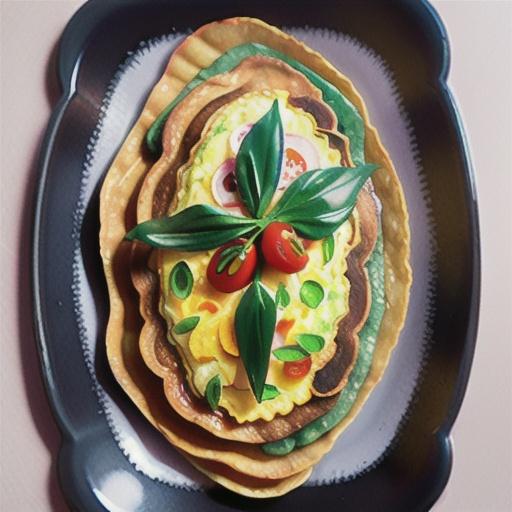 Rice paper omelette recipe