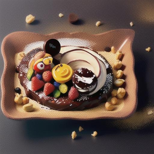 Chocolate raspberry danish