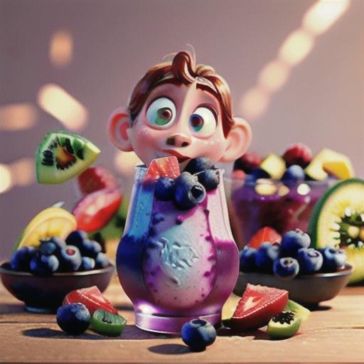 Frozen Blueberry Smoothie