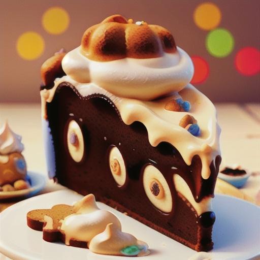 Toffee Meringue Gingerbread