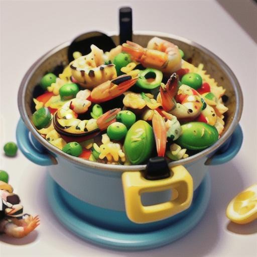 Quick Shrimp and Chicken Paella