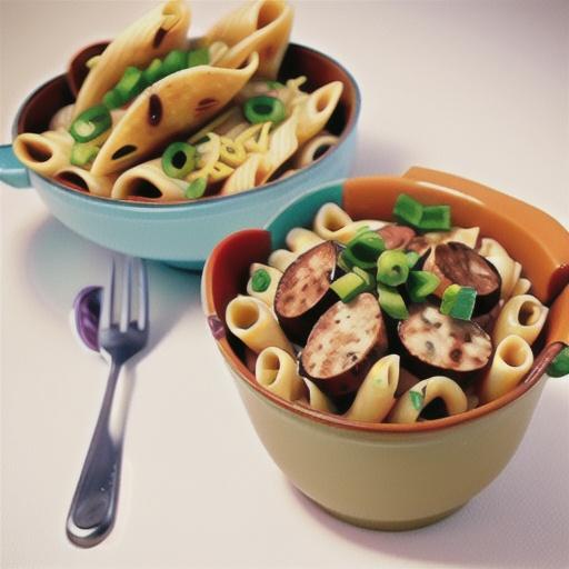 Mexican sausage pasta with cheesy tortillas