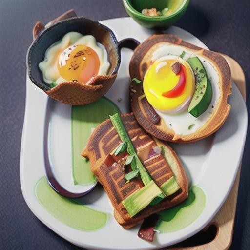 Baked bean and avocado jaffles with crispy bacon recipe