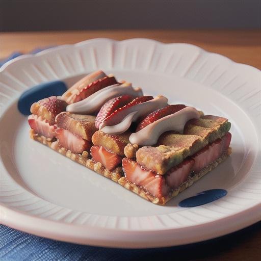 Strawberry Oatmeal Breakfast Bars
