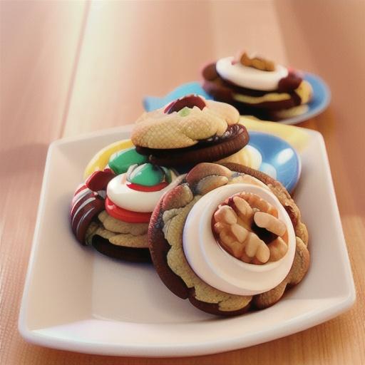 Easy Date Walnut Cookies