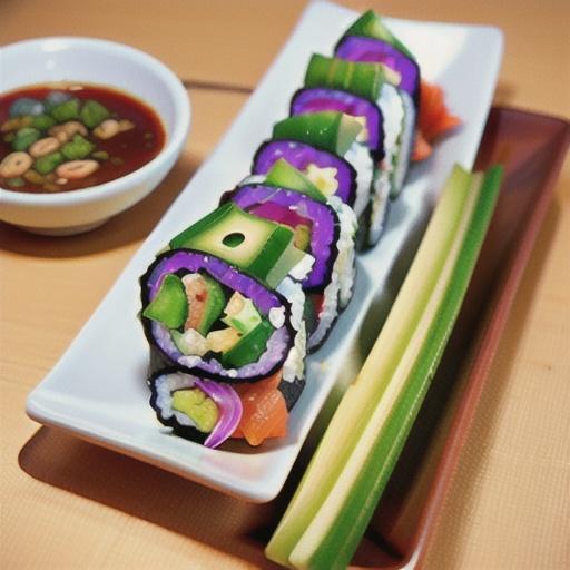 Smoked Salmon Sushi Roll