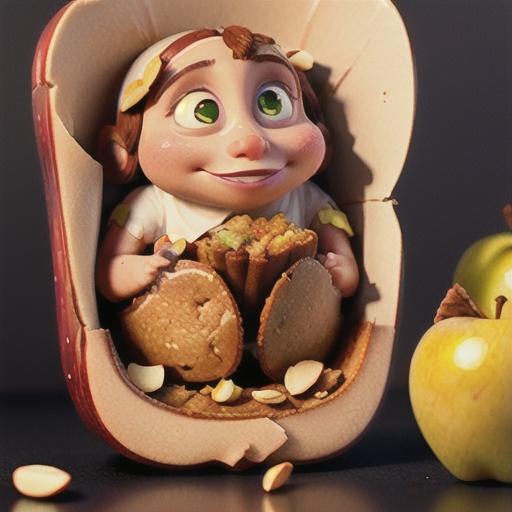 Apple, almond & cinnamon crisp