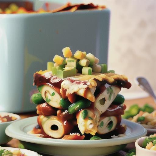 Layered Chile-Chicken Enchilada Casserole