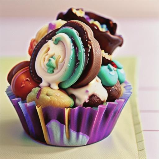 Choc-chip jelly muffins