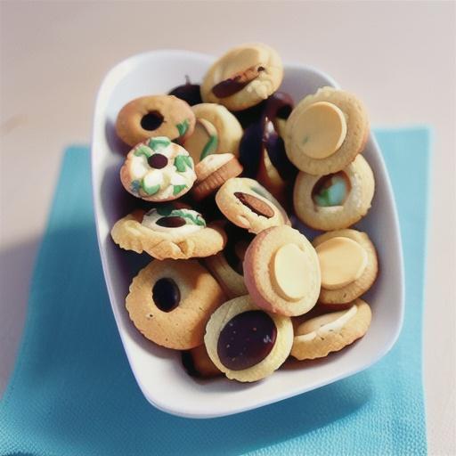 Oat and macadamia cookies