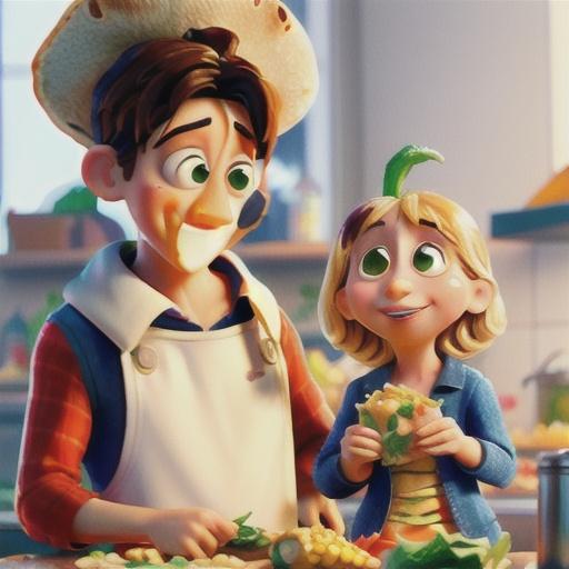 Chicken and corn wraps