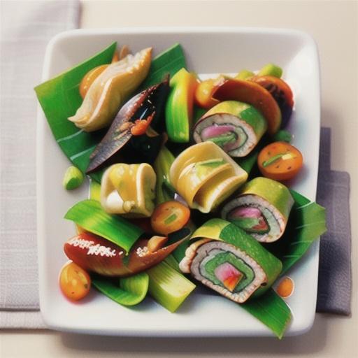 Sriracha mackerel Vietnamese rolls recipe