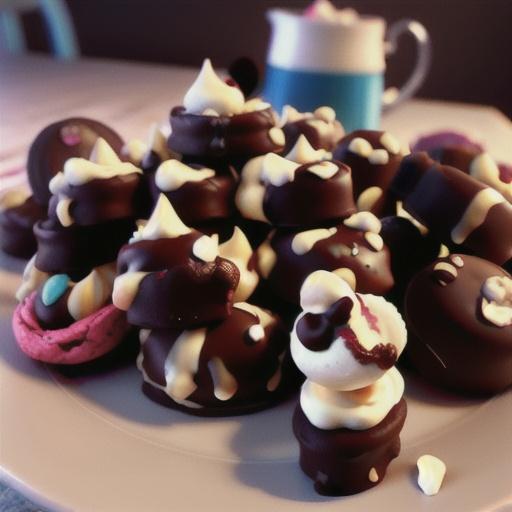 Chocolate Rocky Road Cookies