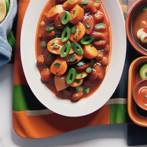 Pumpkin chilli con 'carne'