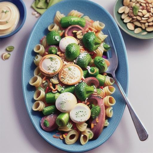 Fusilli with Spring Vegetables and Breadcrumbs