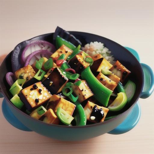 Air-Fried Vegan Tofu Bowl