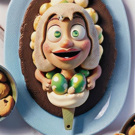 Eggnog-spiced gingerbread bombe alaska wreath recipe