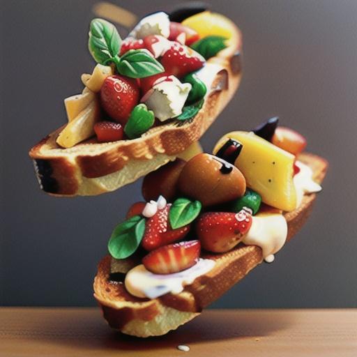 Strawberry Goat Cheese Bruschetta