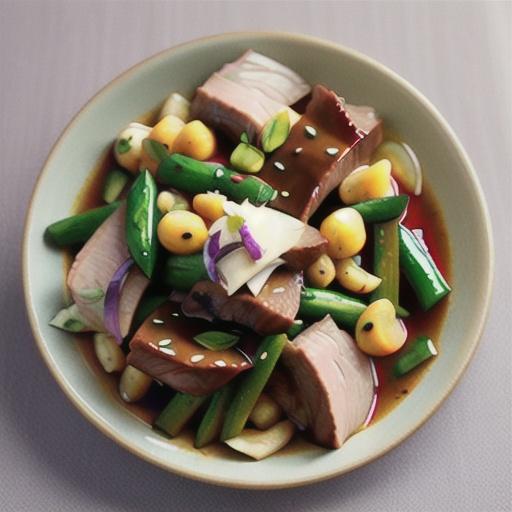 Slow cooker pulled Mongolian lamb recipe