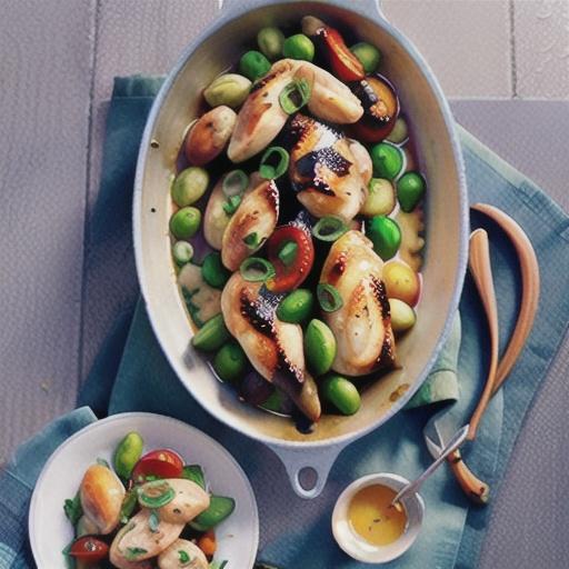 One-pan summer-style chicken