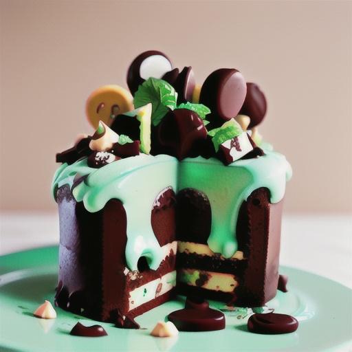 Choc-mint poke cake recipe