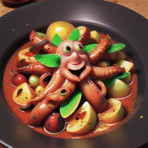 Octopus in Tomato Sauce
