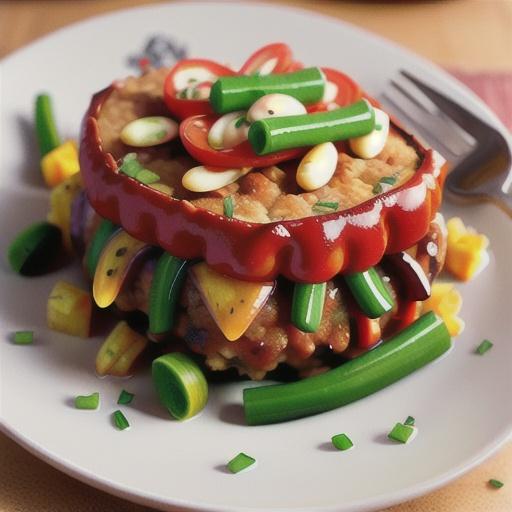 Crunchy-topped meatloaf