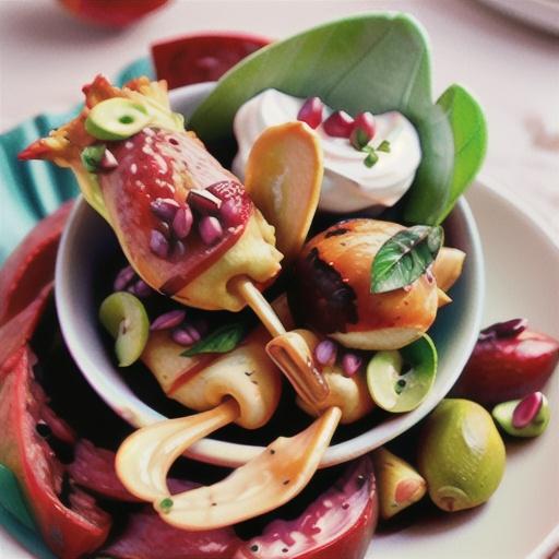 Pomegranate and pistachio chicken drumsticks