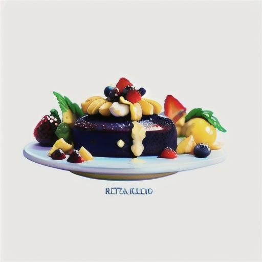 Citrus ricotta dessert with fresh berries