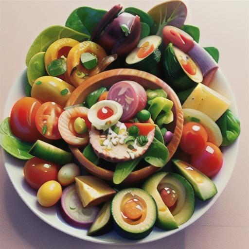 Nicoise-style salad with caper dressing