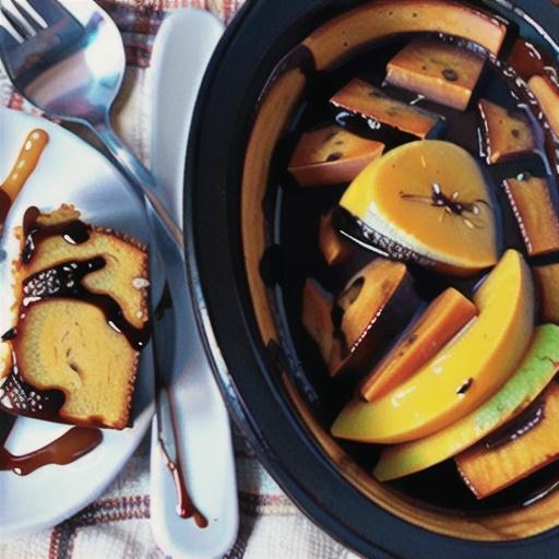 Slow-cooker sticky date pudding