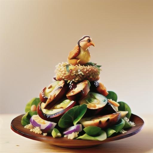 Sumac chicken, & burghul salad