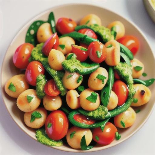Vegan pesto gnocchi recipe