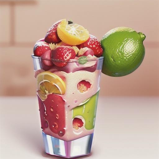 Strawberry-Lime Slushie