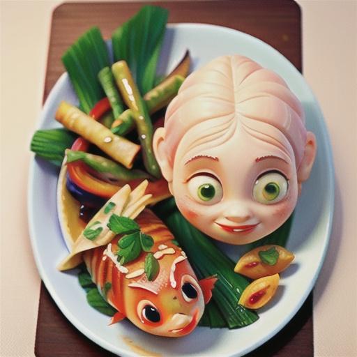 Fish parcels with Thai paste