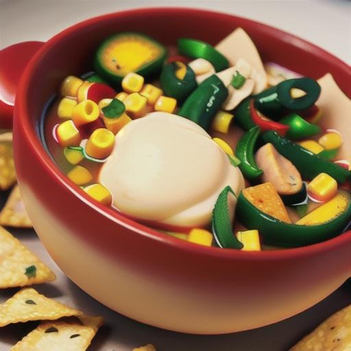 Tortilla Chicken Vegetable Soup