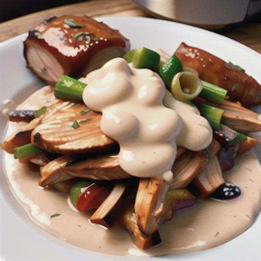 Slow Cooker Alabama Pulled BBQ Chicken