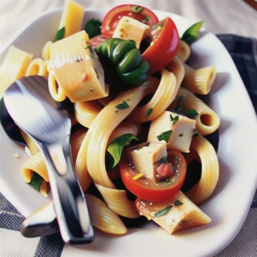 Cheese and tomato pasta