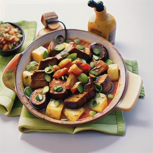 Tomato and balsamic beef casserole