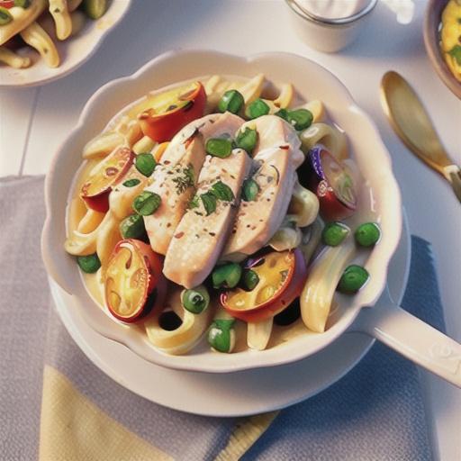 Creamy chicken Carbonara