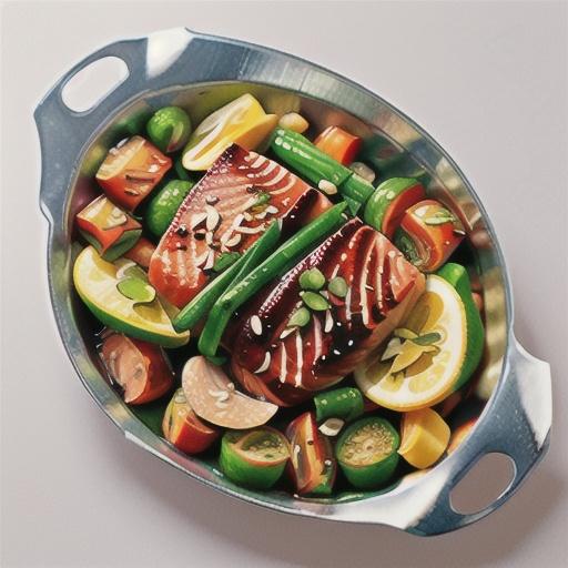 Asian Salmon Foil-Pack Dinner