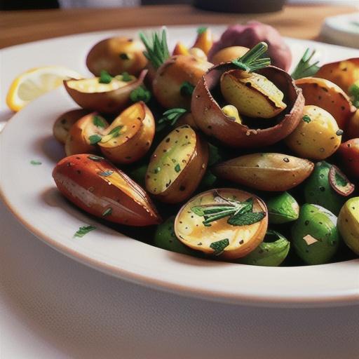 Air Fryer Rosemary Garlic Baby Potatoes