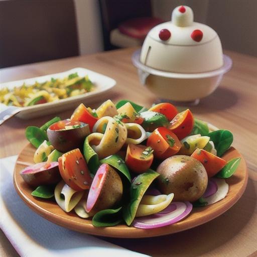 Delicious winter salad