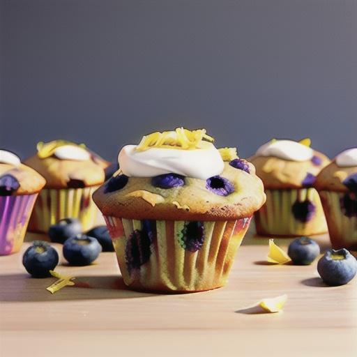 World's Best Lemon Blueberry Muffins