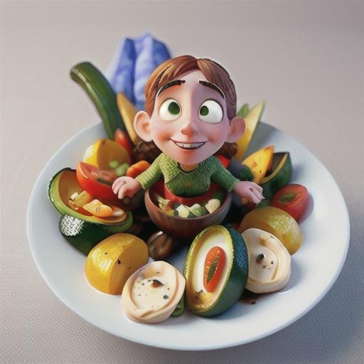 Roasted winter vegies with hummus