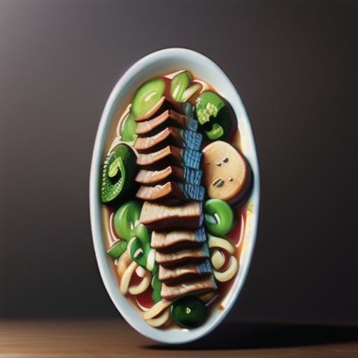 Ramen Soup with Mushrooms and Pork