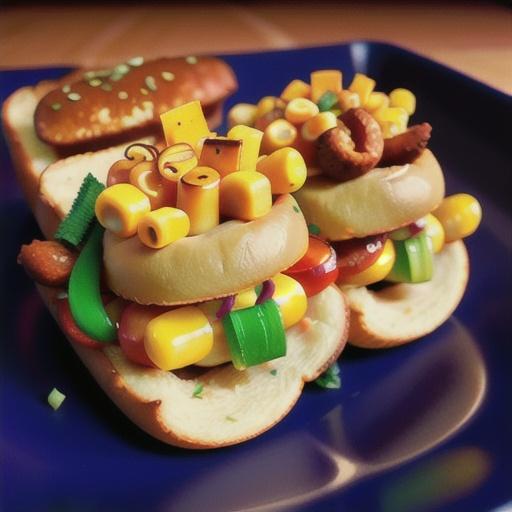 Vegetarian Corn Dog Casserole